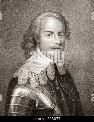 David Leslie, primo signore di Newark, c. 1600-1682. Ufficiale di cavalleria e Generale nella guerra civile inglese e scozzese di guerre civili. Foto Stock