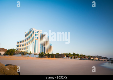 Hotel Le Meridien Al Aqah Beach Resort. Fujairah, EMIRATI ARABI UNITI Foto Stock