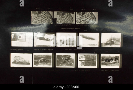 Lo Zeppelin LZ 129, noto anche come Hindenburg, era un dirigibile tedesco gestito dalla Deutsche Zeppelin-Reederei. Fu notoriamente distrutto in un disastro mentre tentava di atterrare alla base navale di Lakehurst nel 1937. La tragica fine del dirigibile ha evidenziato i rischi di un volo più leggero dell'aria e ha portato al declino dei dirigibili nell'uso commerciale. Foto Stock