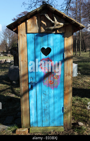 Decorate una dipendenza sulla penisola Juminda dell'Estonia. Foto Stock