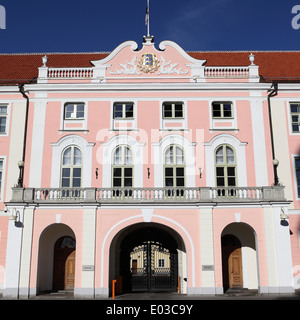 Il Parlamento estone ha edificio (Riigikogu) a Tallinn in Estonia. Foto Stock