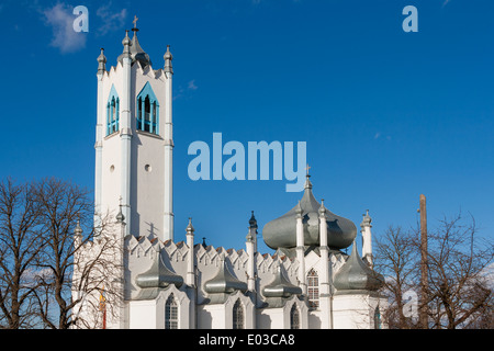 Chiesa della Trasfigurazione costruito 1839 in Moshni, Ucraina Foto Stock