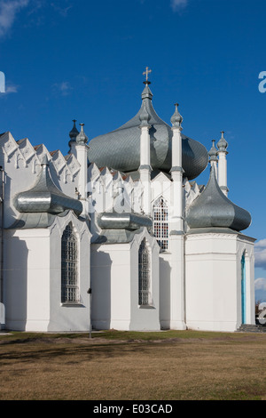 Chiesa della Trasfigurazione costruito 1839 in Moshni, Ucraina Foto Stock
