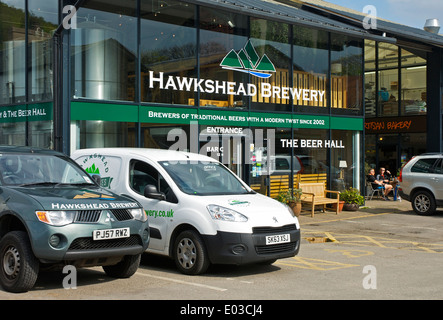 Hawkshead birreria nel villaggio di Staveley, South Lakeland, Parco Nazionale del Distretto dei Laghi, Cumbria, England Regno Unito Foto Stock