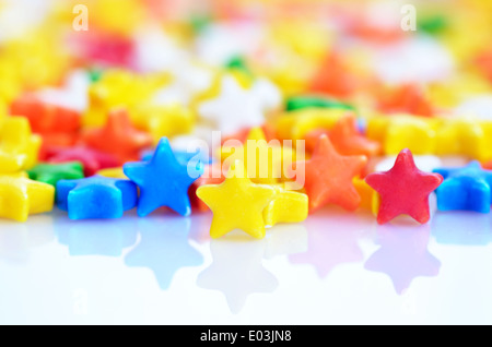 Multicolore di stelle candy Foto Stock