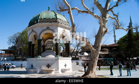 Fontana di tedesco in Istanbul Foto Stock