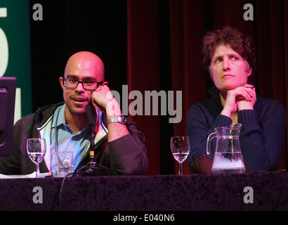 Il futuro del giornalismo. NUJ DM. Giardini d'inverno. Eastbourne in Sussex. Damian Hughes (Mail-online), Anna Wagstaffe Foto Stock