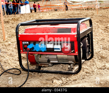 Generatore per alimentazioni elettriche Foto Stock