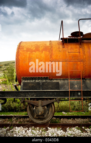 Carro cisterna carburante Foto Stock
