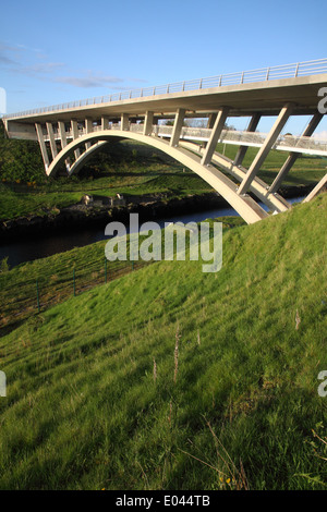 Cathaleen cade ponte sopra il fiume Erne a Ballyshannon, Irlanda Foto Stock