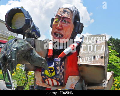 Manila, Filippine. Il 1 maggio 2014. Il Labor Day celebrazione in Metro Manila Credito: Sherbien Dacalanio/Alamy Live News Foto Stock