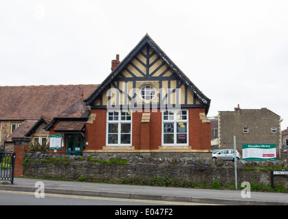 Clevedon biblioteca, Clevedon, North Somerset, Inghilterra, Regno Unito Foto Stock