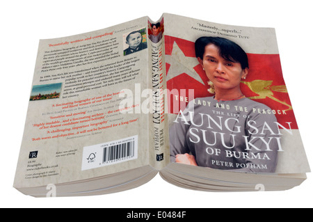 La signora e il pavone, una biografia di Aung San Suu Kyi in Birmania Foto Stock