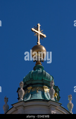 Detailaufnahme, Karlskirche, Wien Österreich Foto Stock