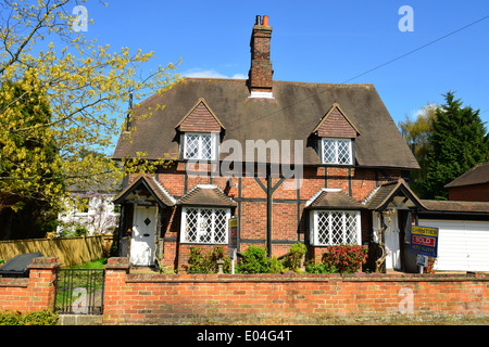Cottage di paglia, Park Lane, Ashtead, Surrey, Inghilterra, Regno Unito Foto Stock
