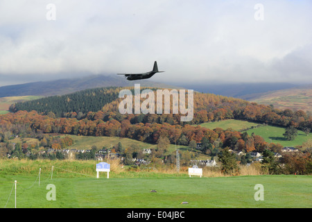 Aereo sopra Moffat campo da golf Foto Stock