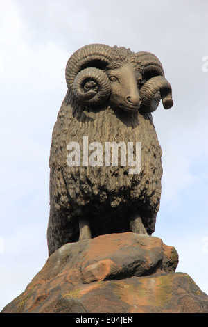 Aereo sopra Moffat campo da golf Foto Stock