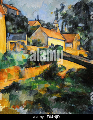 Paul Cézanne girando strada a Montgeroult Foto Stock