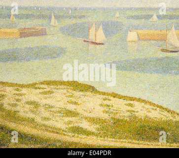 Georges Seurat Port-en-Bessin, ingresso al porto Foto Stock