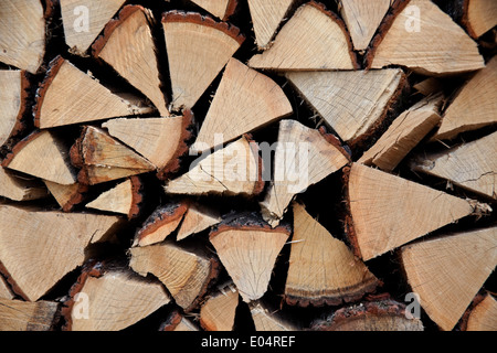 Legna da ardere, Brennholz Foto Stock