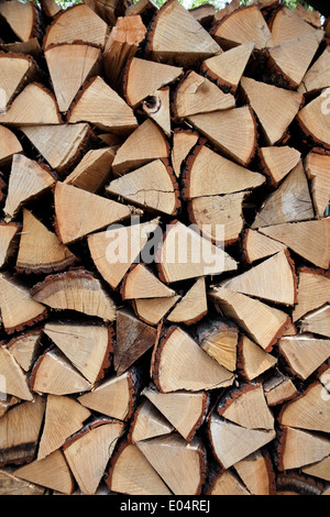 Legna da ardere, Brennholz Foto Stock