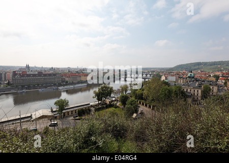 Praga, panoramica, Prag, Uebersicht Foto Stock