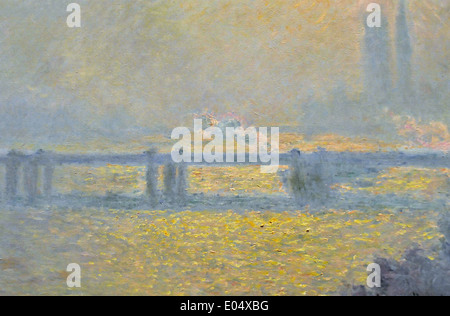 Claude Monet il ponte di Charing Cross Foto Stock