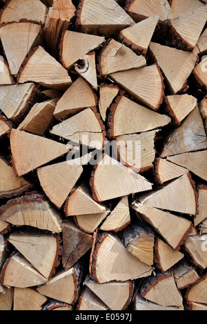 Legna da ardere, Brennholz Foto Stock