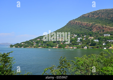 Diga Hartbeespoort lago, Hartbeespoort, nord ovest della provincia, Repubblica del Sud Africa Foto Stock