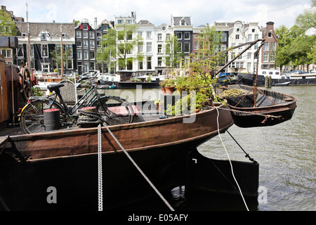 Amsterdam nei Paesi Bassi, Amsterdam in den Niederlanden Foto Stock