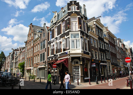 Amsterdam nei Paesi Bassi, Amsterdam in den Niederlanden Foto Stock