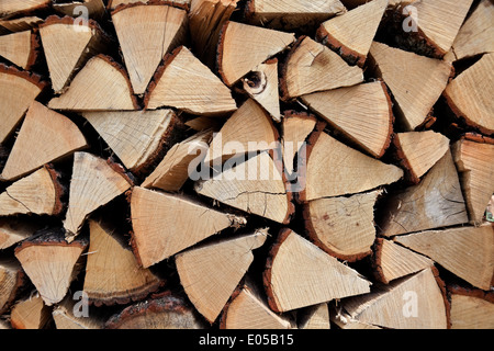 Legna da ardere, Brennholz Foto Stock