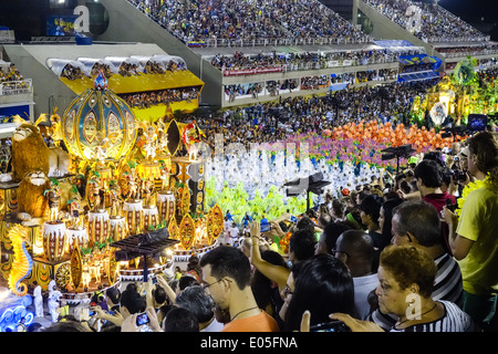 Rio de Janeiro, carnevale Sambadromo, Brasile Foto Stock