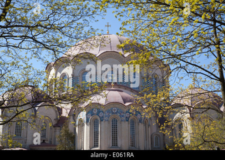 Il cimitero di Novodevichy, San Pietroburgo, Russia. Foto Stock