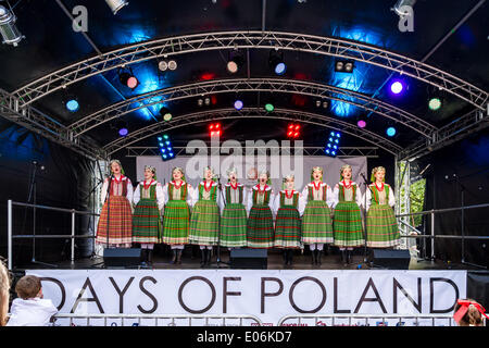 Londra, Regno Unito. 04 Maggio, 2014. Giorni di Polonia Festival in London Credit: Guy Corbishley/Alamy Live News Foto Stock