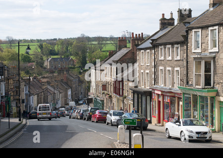 Visualizza in basso la banca, Barnard Castle North East England Regno Unito Foto Stock