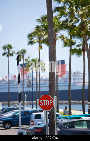 Fermata della regina, Long Beach in California. Foto Stock