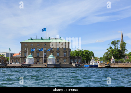 Royal padiglioni e old northern custom house Nordre Tolbod sede della città e società del porto di Porto in Copenhagen DANIMARCA Foto Stock