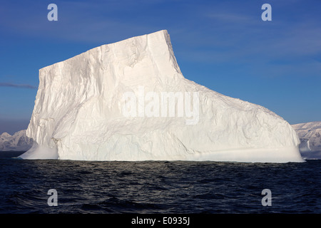 Grandi iceberg tabulare nell'Oceano antartico Antartide Foto Stock