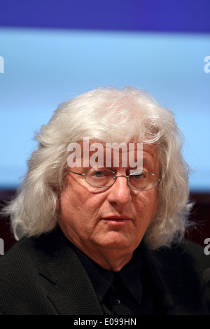 Lo scrittore ungherese Péter Esterházy (nato nel 1950) ospite a Torino alla Fiera del libro. Foto Stock