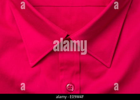 Red eleganti uomini Shirt Close Up Foto Stock