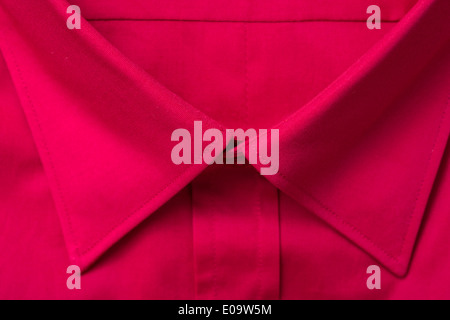 Red eleganti uomini Shirt Close Up Foto Stock