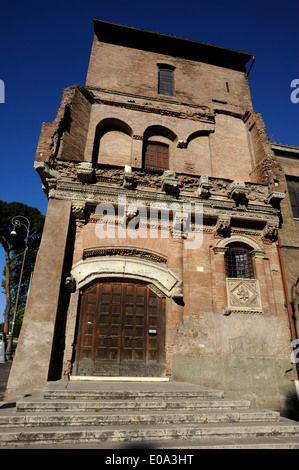 Italia, Roma, Casa dei Crescenzi, casa medievale Foto Stock