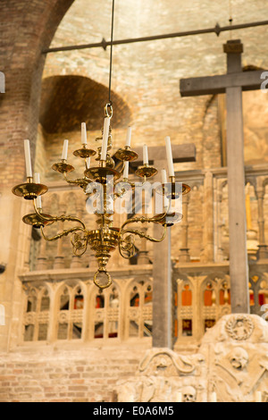 Interno del Jeruzalemkerk, la Chiesa di Gerusalemme in Brugge A Bruges, Belgio Foto Stock