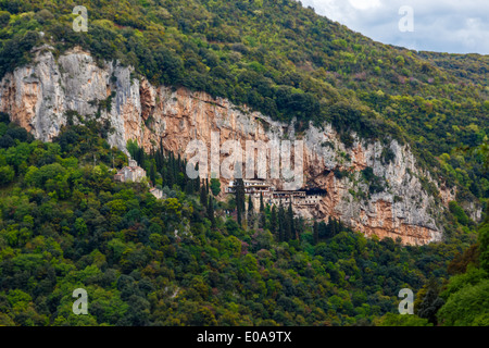 Il monastero di San Giovanni Battista o Prodromos vicino Stemnitsa in Grecia Foto Stock