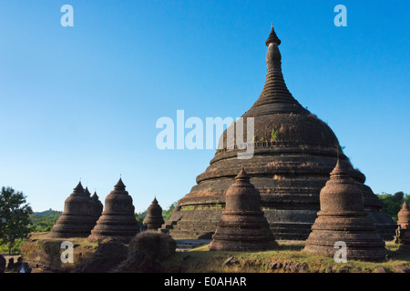 Andaw-thein tempio, Mrauk-U, Stato di Rakhine, Myanmar Foto Stock