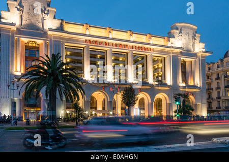 Palais la Mediterranee , Casino, Nizza, Francia, COTE D' Azur, Alpes Maritime, Francese Foto Stock