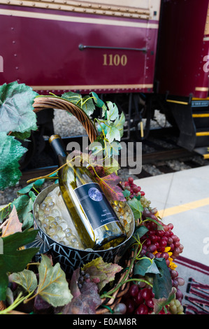 Il Treno del Vino, Napa Valley, California, Stati Uniti d'America Foto Stock