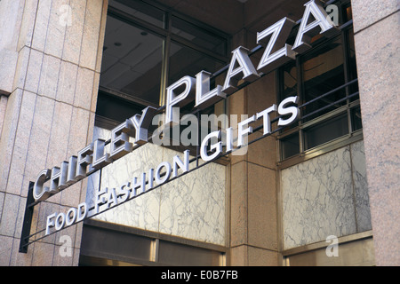 Ingresso al Chifley plaza in Sydney's Bent Street, New South Wales, Australia Foto Stock