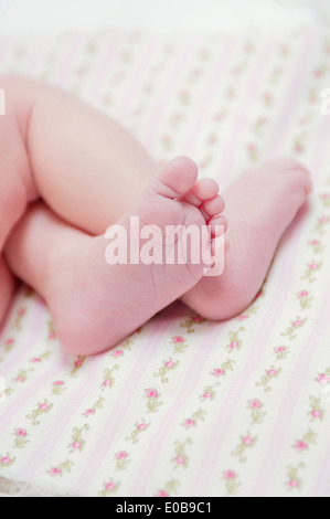 Piedi del bambino Foto Stock